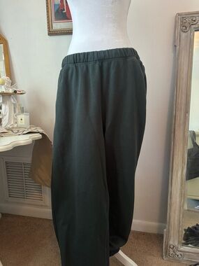 Skims Wide Leg Spruce Sweatpants